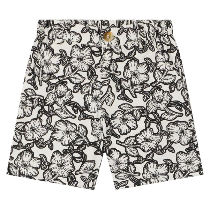 Bonpoint Baby Boys Floral Clovis Shorts In 18 Mths Black