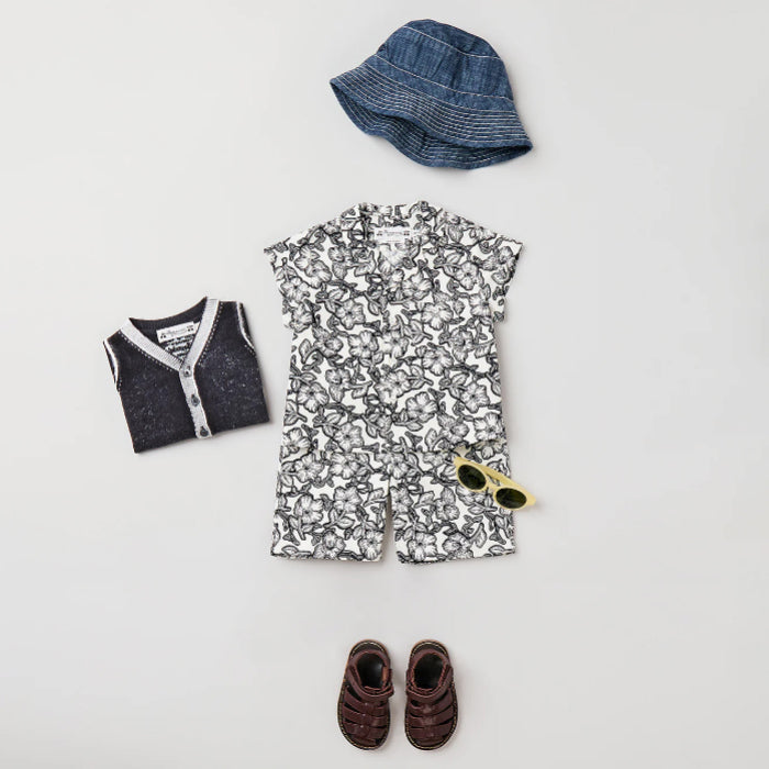 Bonpoint Baby Clovis Shorts Black Floral