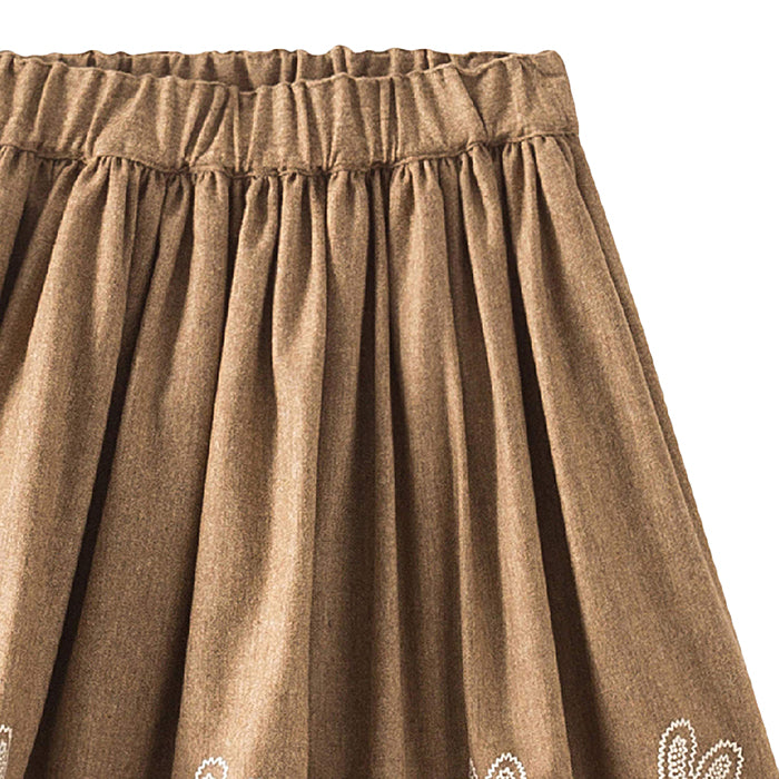 Bonpoint Child Skirt Hazel Brown Advice from a Caterpillar
