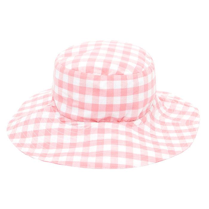 Bonton Baby And Child Etretat Hat Pink Gingham