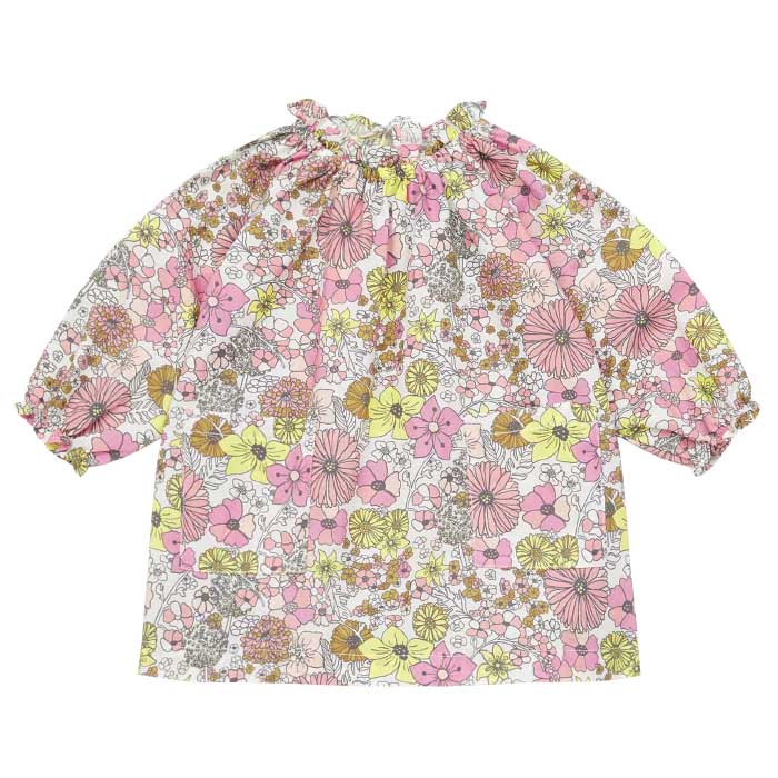 Bonton Baby Dahli Dress Pink Magic Flower Print