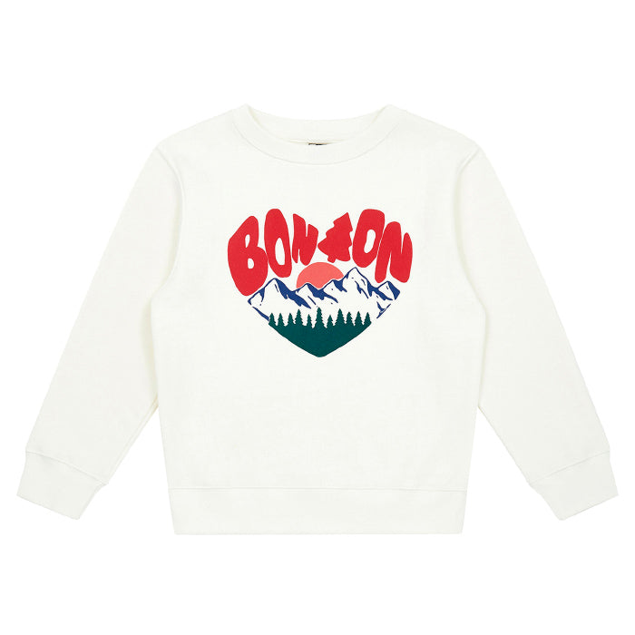 Bonton Child Ski Sweater Cream