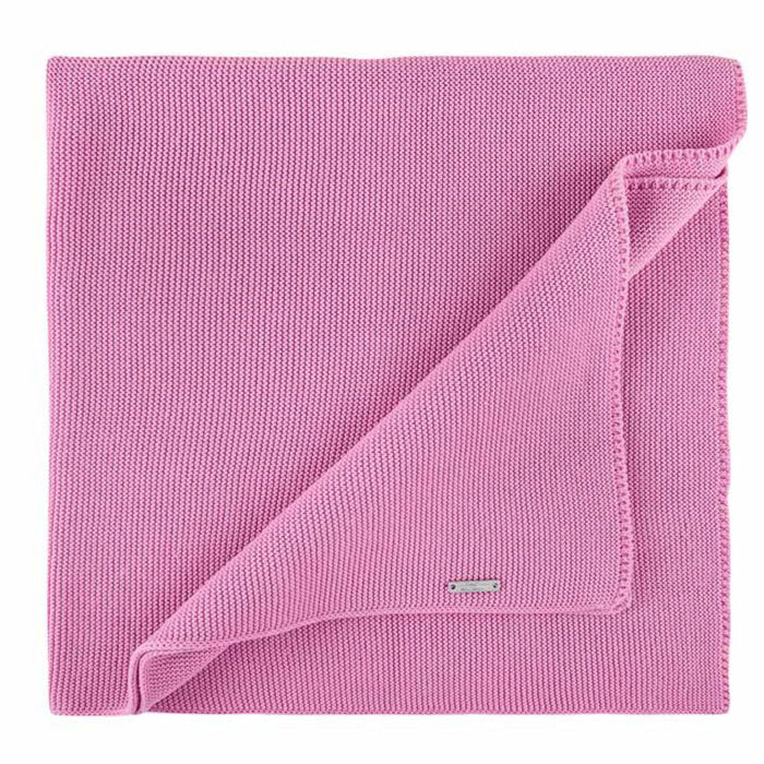 Condor Garter Stitch Blanket Sakura Pink