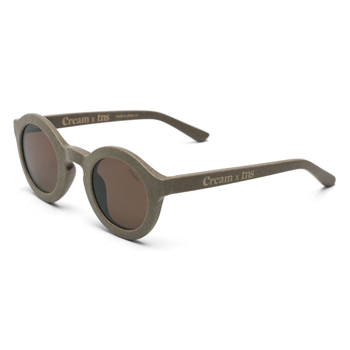 Cream Eyewear Child 01 x The New Society Sunglasses Olive