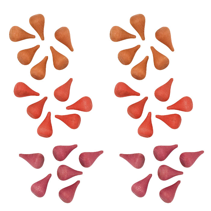 Grapat Wooden Mandala Fire Red