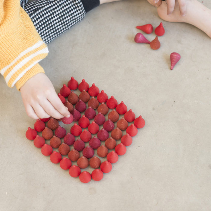 Grapat Wooden Mandala Fire Red