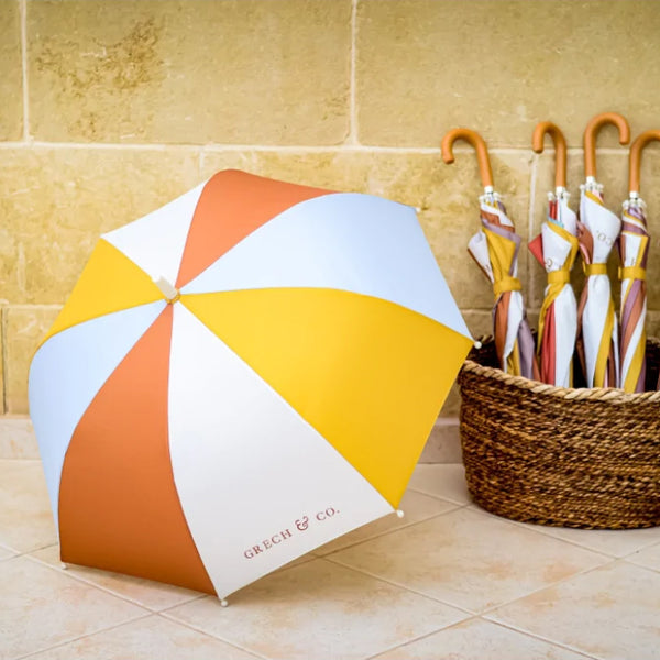 Grech Co. Child Recycled Umbrella Light Blue Advice from a
