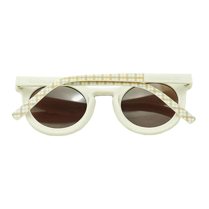 Grech & Co. Adult Sunglasses Light Grey Plaid