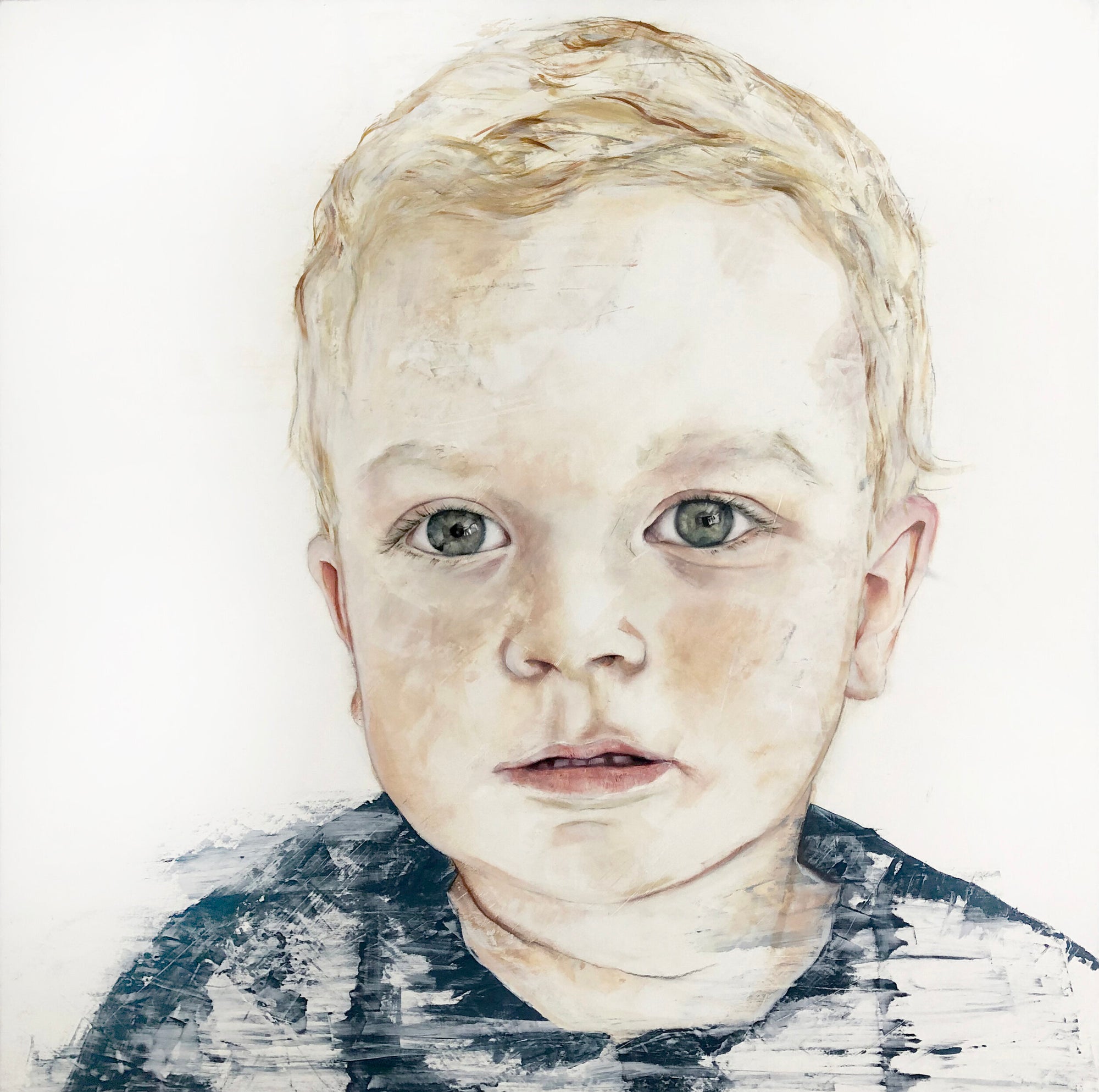 Elizabeth Dyer -  Colour Oil and Plaster Commissioned Painting