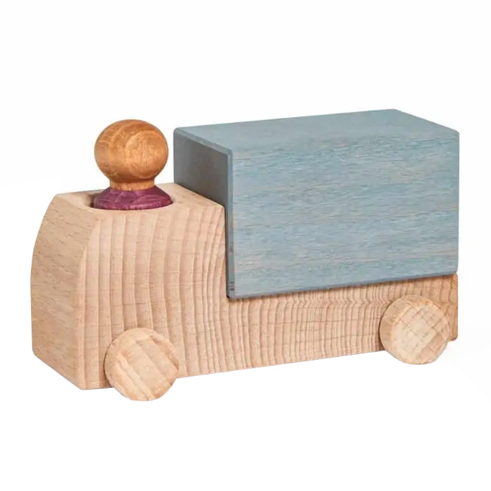 Lubulona Wooden Truck With Driver Grey