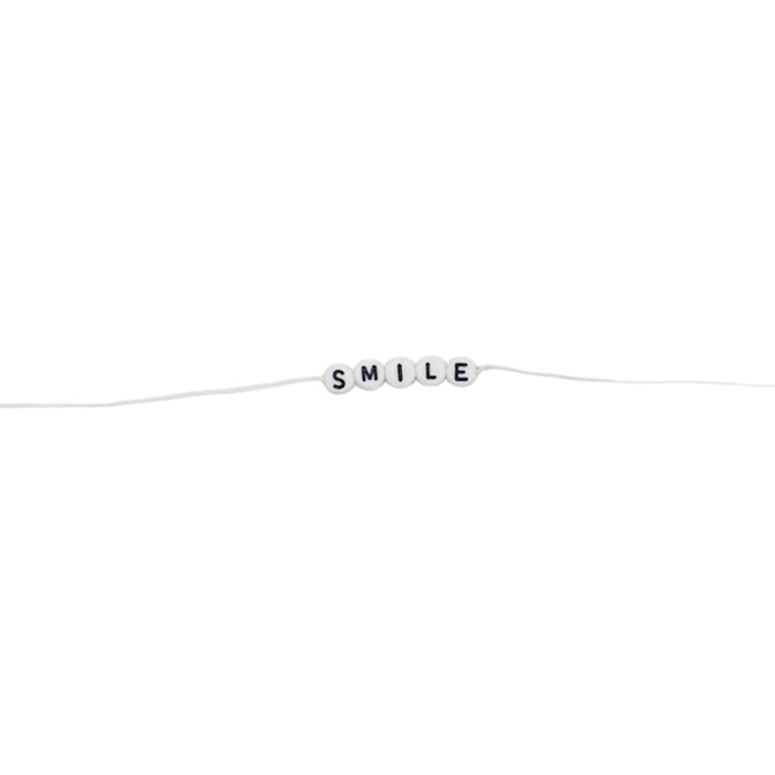 Made With Care Beaded Knot Bracelet Smile