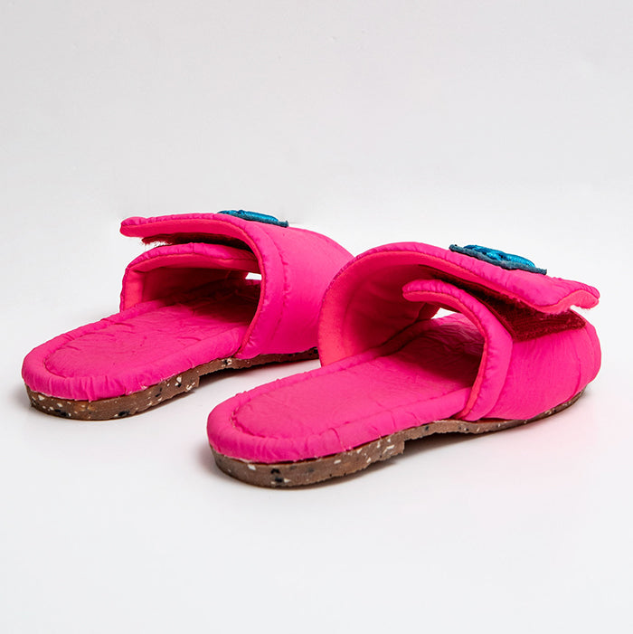 Pink store slides hot sale