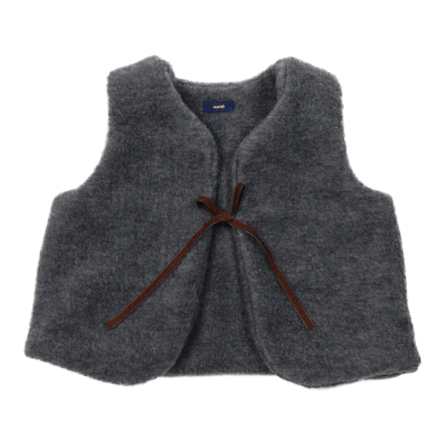 Makié Baby And Child London Wool Vest Grey