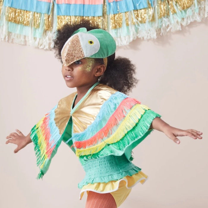 Meri Meri Parrot Fringed Cape Dress Up Kit