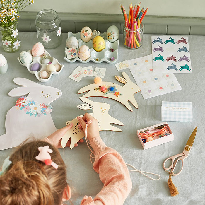 Meri Meri Wooden Bunny Embroidery Kit