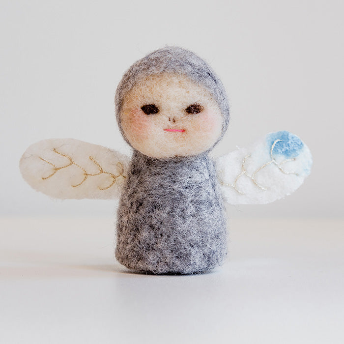 Midos Tail Hand Felted Angel Grey Article 2