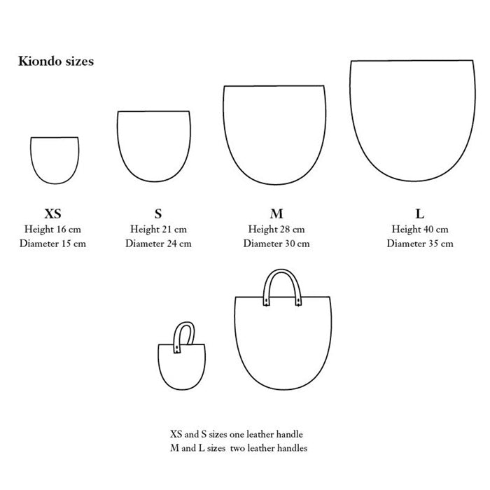 Mifuko Paper And Sisal Basket Brown X-Small