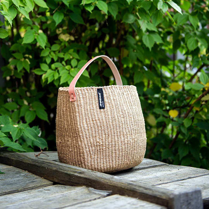 Mifuko Kiondo Basket Brown With Handle Small