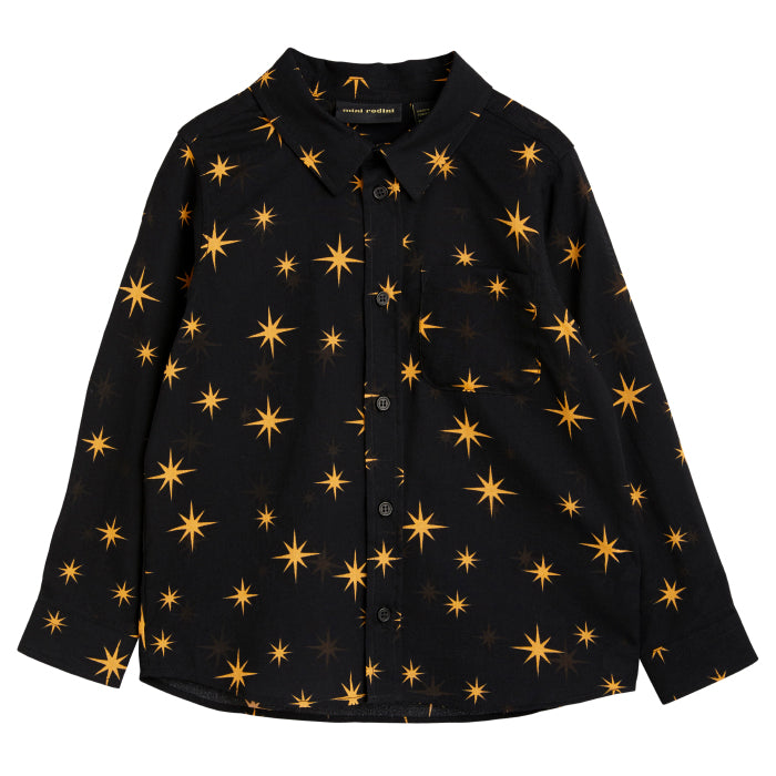 Mini Rodini Child Stars Woven Shirt Black