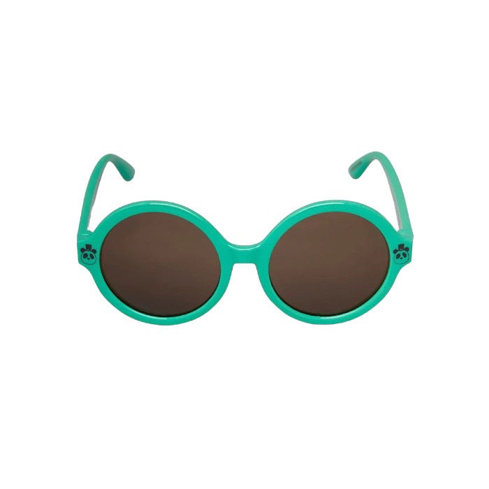 Mini Rodini Child Round Sunglasses Green