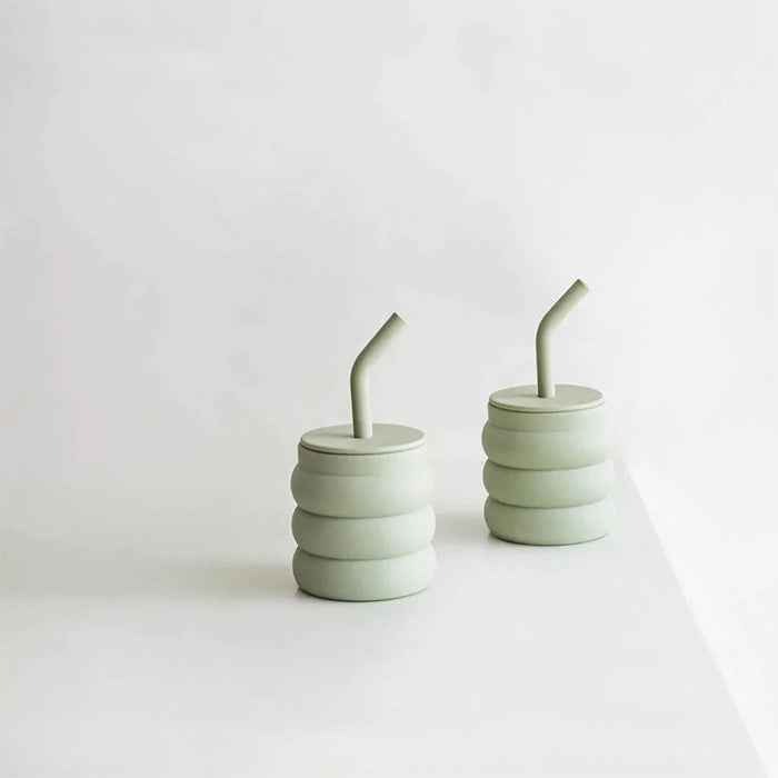Minna The Bubble Cup Set Of Two Pistachio