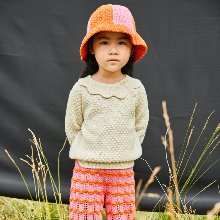 Misha & Puff Child Crochet Beach Hat Poppy Orange - Advice from a ...