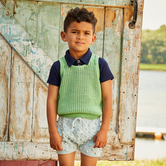 アメージングタイランド・グランドセール Puff & Misha Child from Advice - Peapod Top Tank Stitch Net トップス
