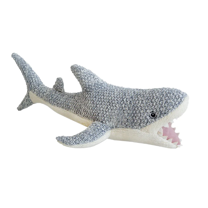 Mon Ami Seymour Shark Knit Toy