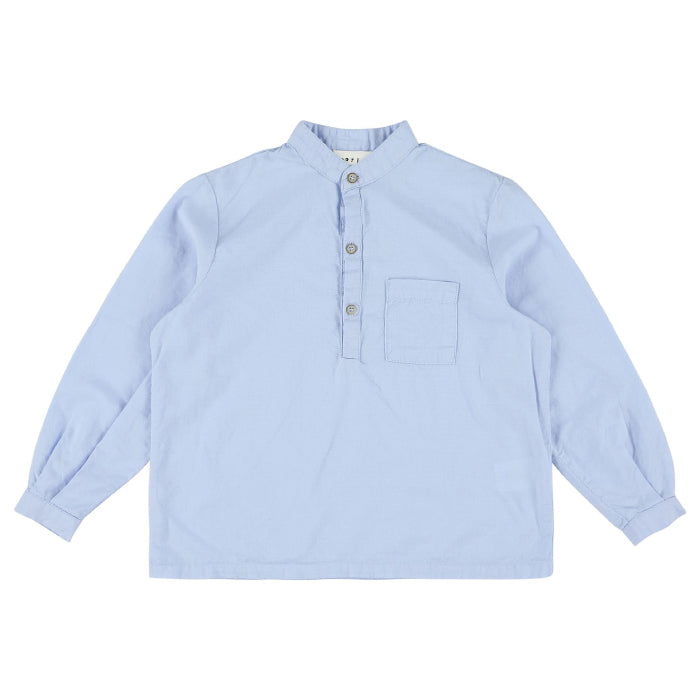 Morley Child Boy Sail Shirt Pica Heron Blue