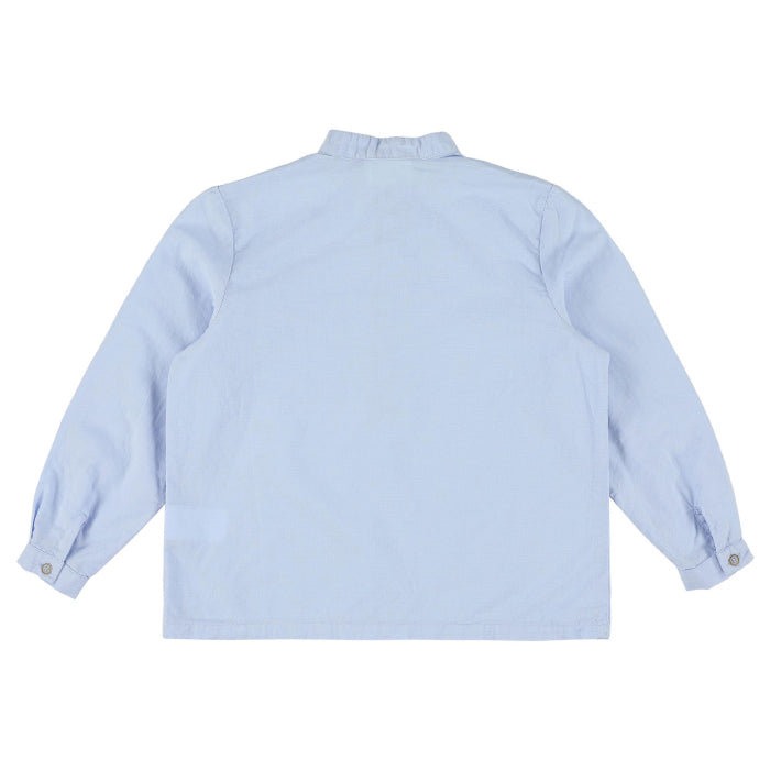 Morley Child Boy Sail Shirt Pica Heron Blue