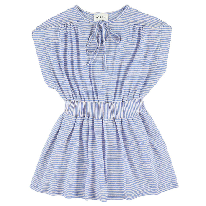 Morley Child Girl Soho Dress Pink And Blue Stripes