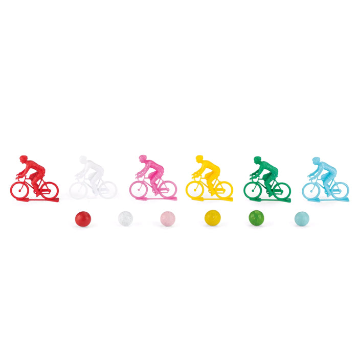 Moulin Roty Aujord'Hui C'est Mercredi Cyclists With Marbles Game