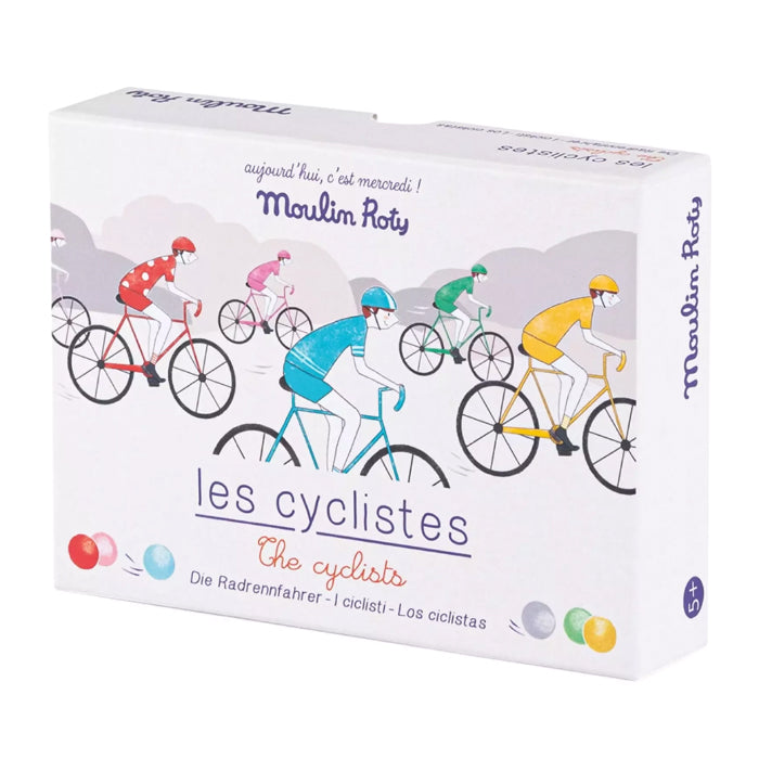 Moulin Roty Aujord'Hui C'est Mercredi Cyclists With Marbles Game