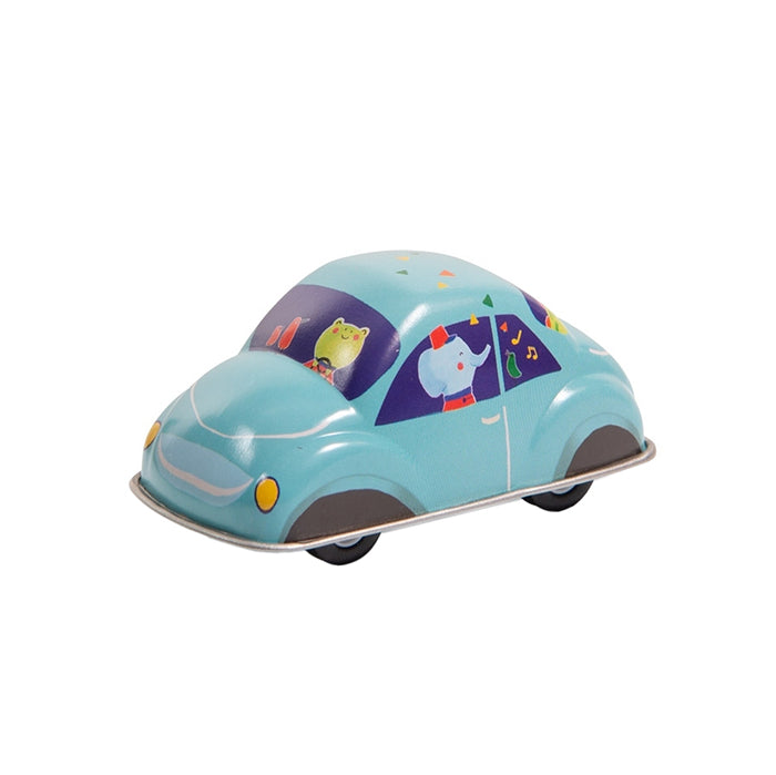 Moulin Roty Les Jouets Metal Friction Car Blue
