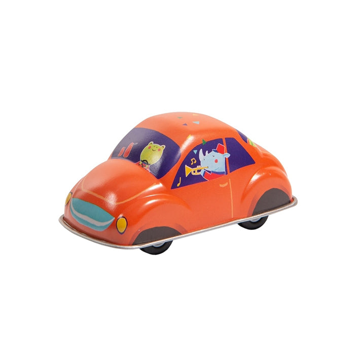 Moulin Roty Les Jouets Metal Friction Car Red