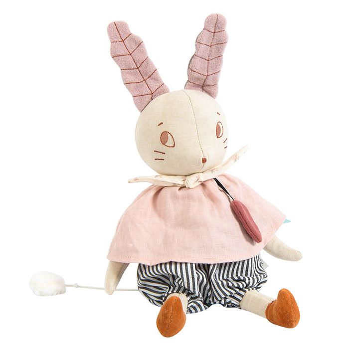 Moulin Roty Aprés La Pluie Musical Rabbit Toy