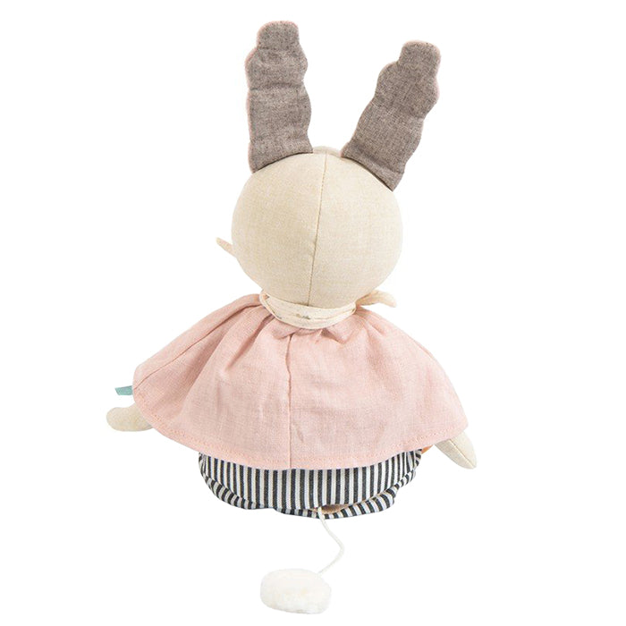 Moulin Roty Aprés La Pluie Musical Rabbit Toy
