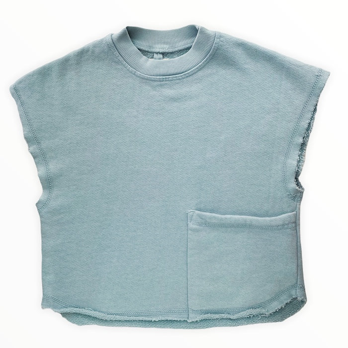 Nico Nico Child Carson Sleeveless Fleece Top Skyline Blue