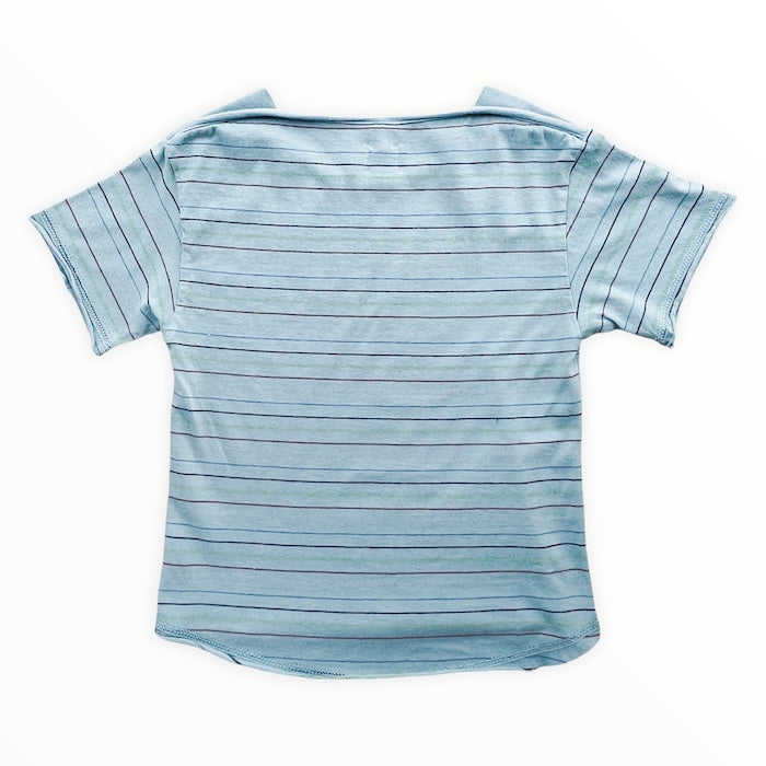 Nico Nico Child Frances Multi Striped T-shirt Skyline Blue
