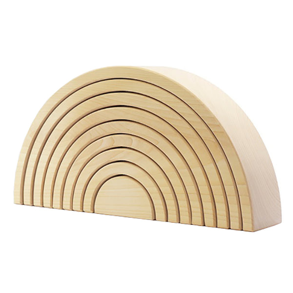Ocamora Wooden Nine Piece Nesting Arch Natural - Advice from a Caterpillar
