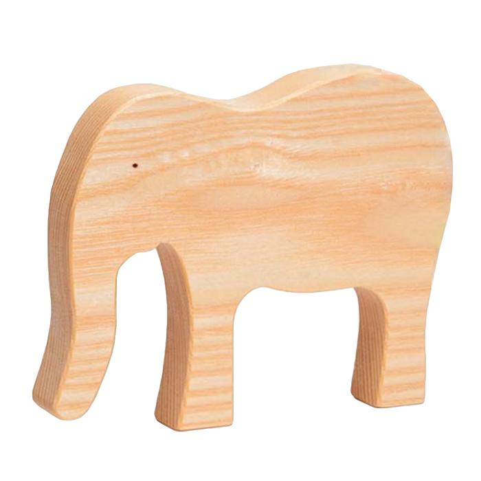 Ocamora Natural Wooden Elephant