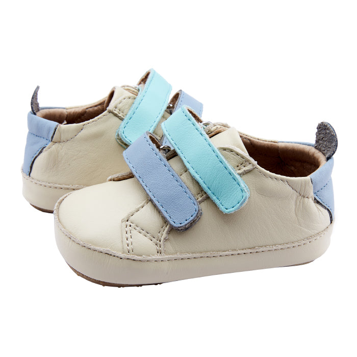Old Soles Baby Two Straps Shoes Dusty Blue