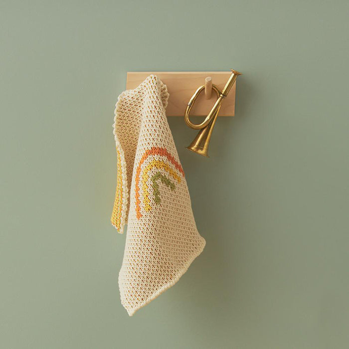 Olli Ella Dinkum Doll Accessories Brush + Rainbow Blanket Set