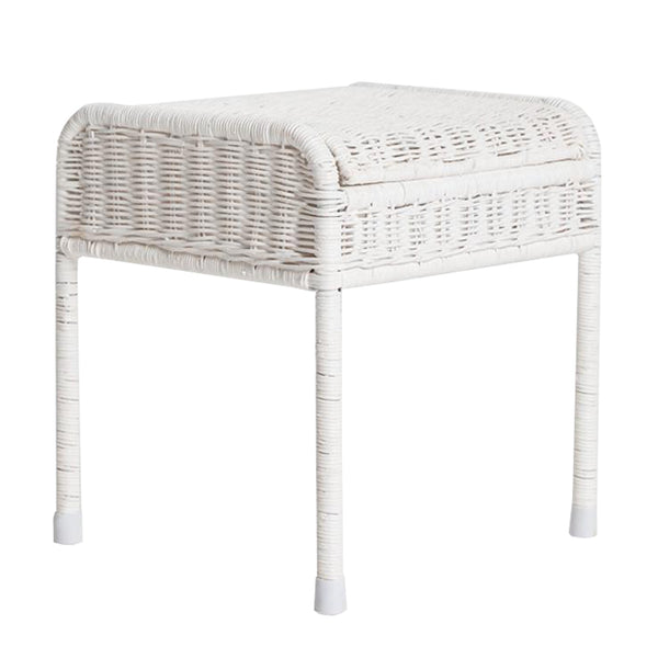 Olli Ella Storie Rattan Stool White - Advice from a Caterpillar