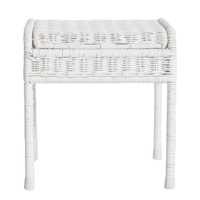 Olli Ella Storie Rattan Stool White
