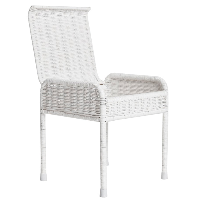 Olli Ella Storie Rattan Stool White