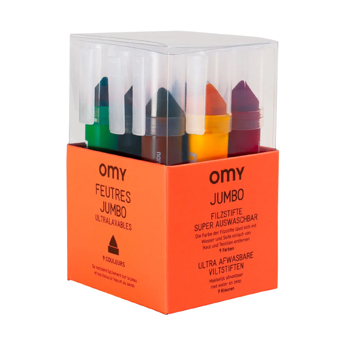 Omy Set Of 9 Jumbo Markers