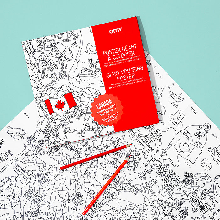 Omy Giant Colouring Poster Canada