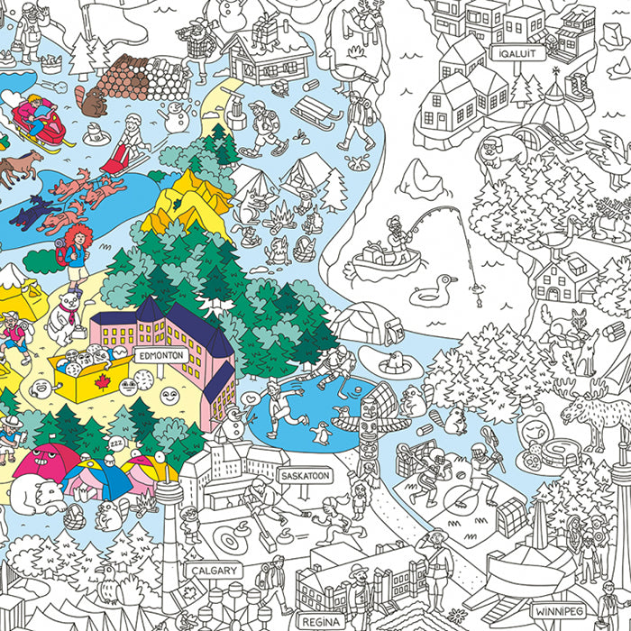 Omy Giant Colouring Poster Canada