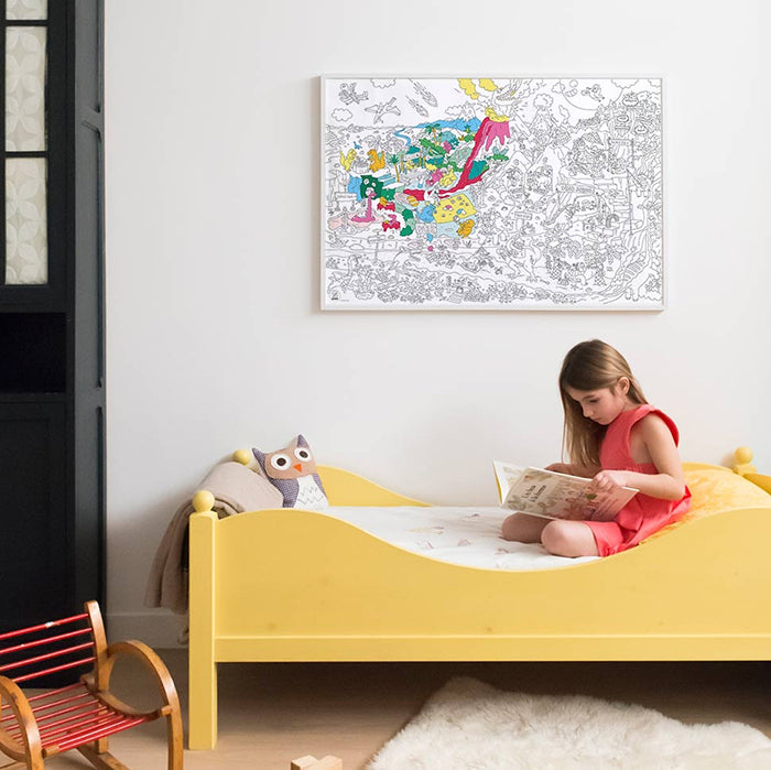 Omy Giant Colouring Poster Dinosaur